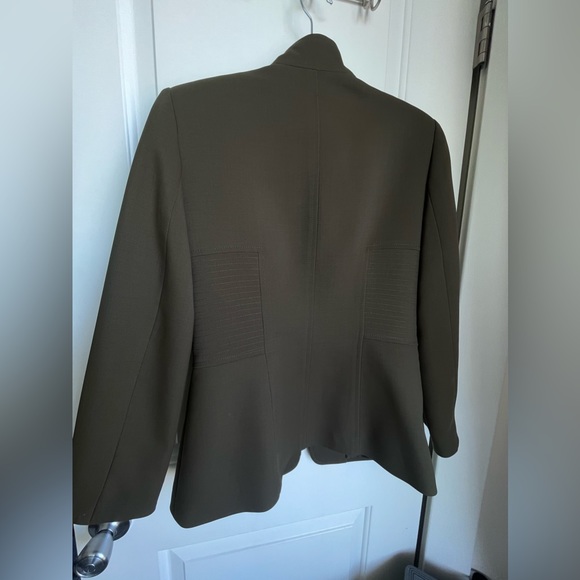 SOLD Cargo Army Green Military Jacket - Anne Klien - Picture 6 of 6